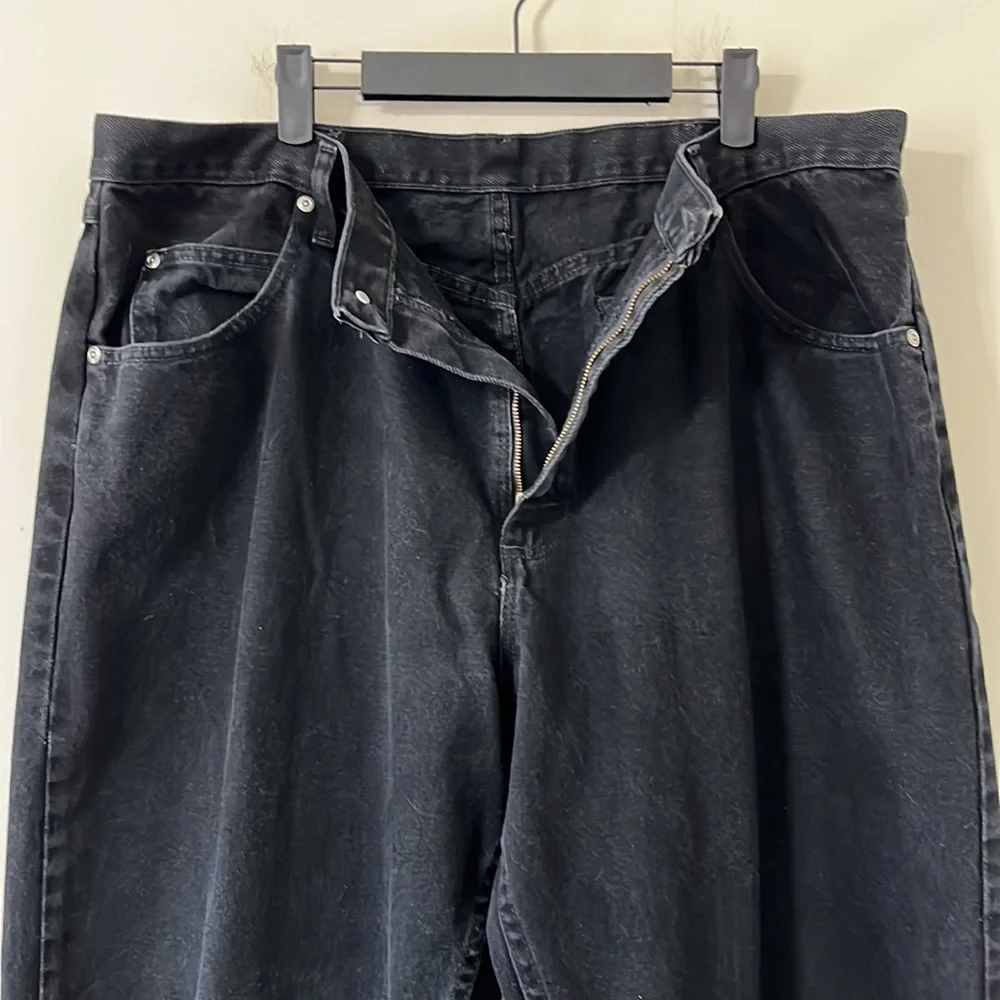 Wrangler Men’s Black Relaxed Fit Denim Jeans Size 40 x 32 - Picture 5 of 11